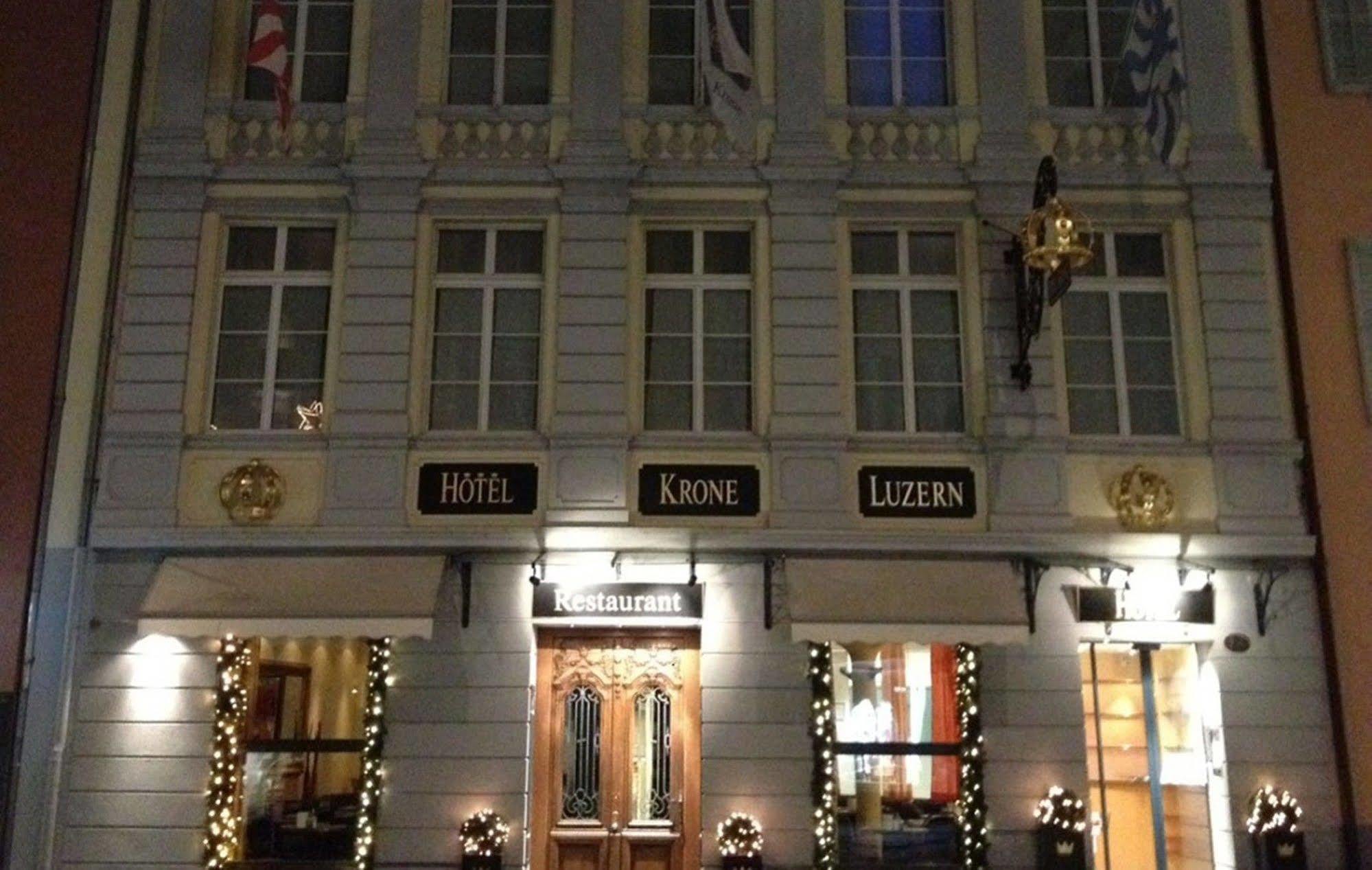 โรงแรมอัลต์สตัดท์ โครเนอ Lucerne ภายนอก รูปภาพ